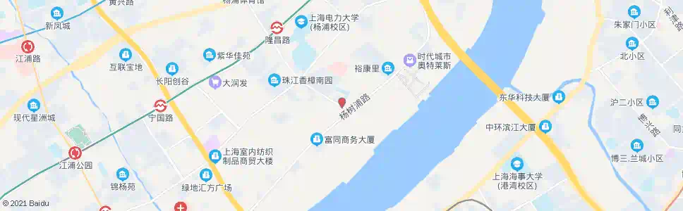 上海隆昌路杨树浦路_公交站地图_上海公交_妙搜公交查询2025