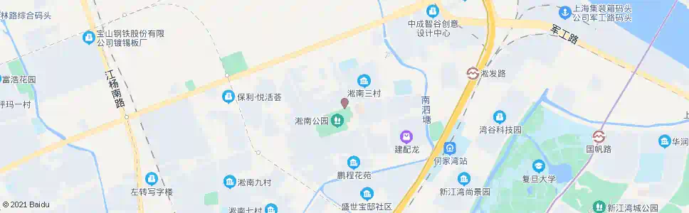 上海淞发路淞良路_公交站地图_上海公交_妙搜公交查询2025
