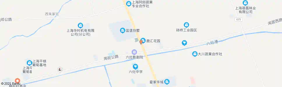 上海六灶(南六公路周祝公路)_公交站地图_上海公交_妙搜公交查询2025