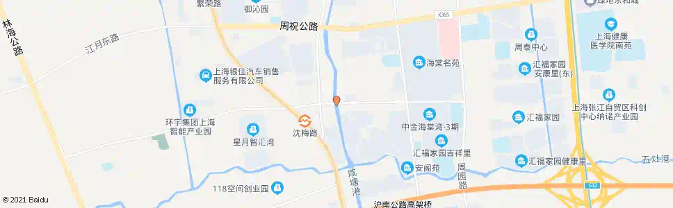 上海沈梅东路康沈路_公交站地图_上海公交_妙搜公交查询2025