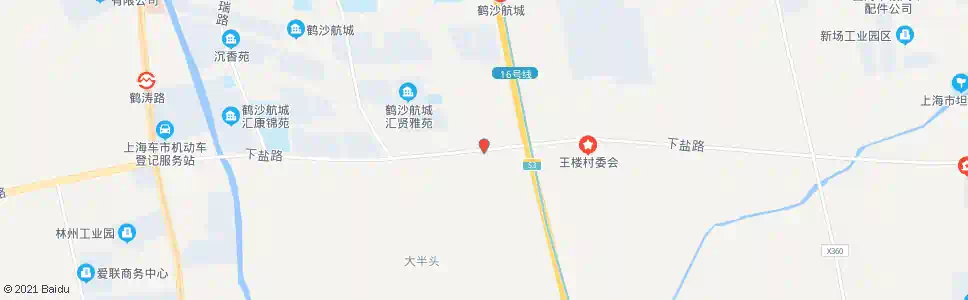 上海下盐公路航春路_公交站地图_上海公交_妙搜公交查询2025