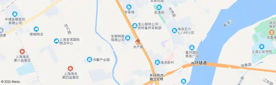 上海水产路站_公交站地图_上海公交_妙搜公交查询2025