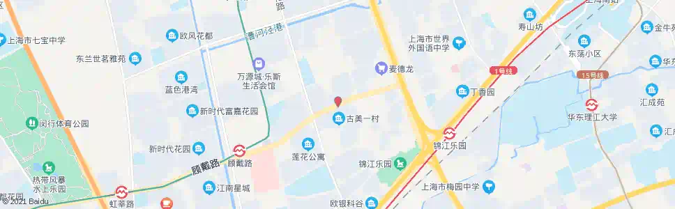 上海顾戴路古美路_公交站地图_上海公交_妙搜公交查询2025