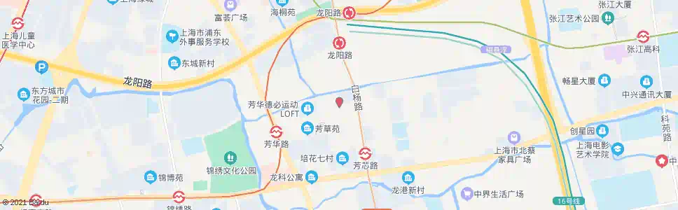 上海芳华路培花路_公交站地图_上海公交_妙搜公交查询2025