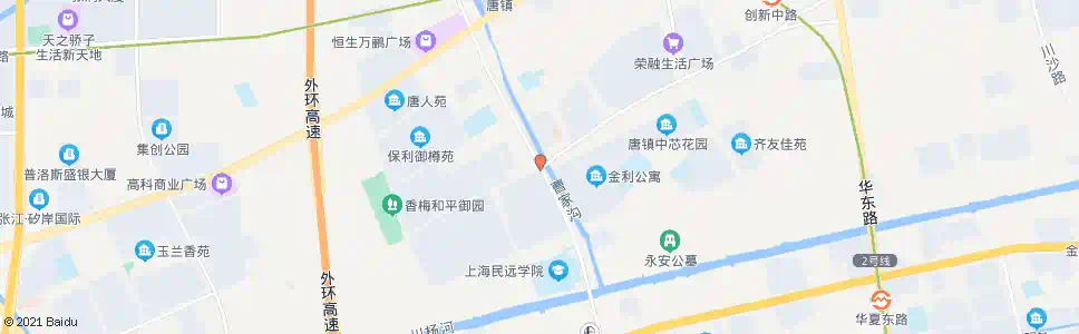上海创新西路唐陆路_公交站地图_上海公交_妙搜公交查询2025