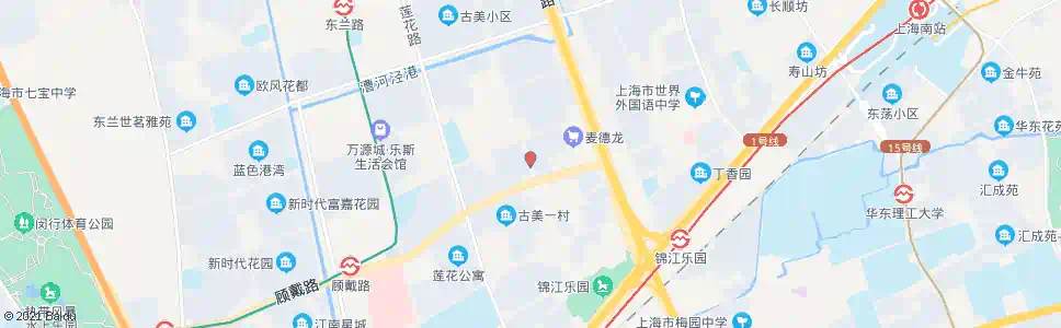 上海古美路顾戴路(康健丽都)_公交站地图_上海公交_妙搜公交查询2025