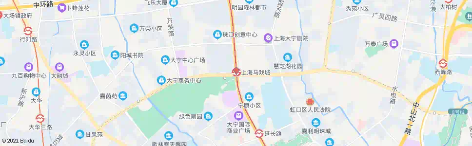 上海上海马戏城站_公交站地图_上海公交_妙搜公交查询2025