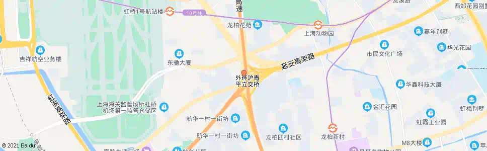 上海沪青平公路外环高速公路_公交站地图_上海公交_妙搜公交查询2025