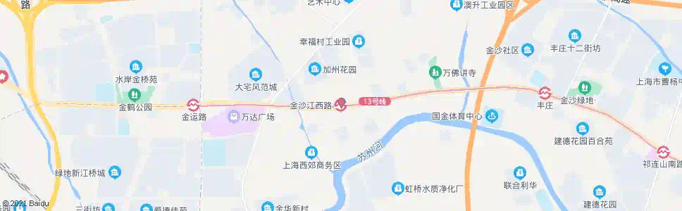 上海金沙江西路高潮路_公交站地图_上海公交_妙搜公交查询2025
