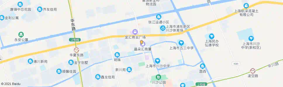 上海川沙路新德路_公交站地图_上海公交_妙搜公交查询2025