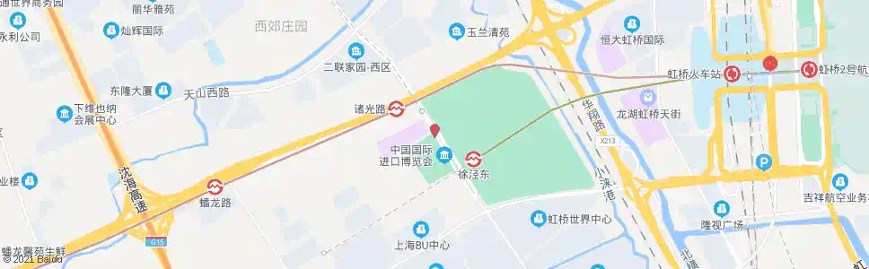 上海蟠中东路诸光路_公交站地图_上海公交_妙搜公交查询2025
