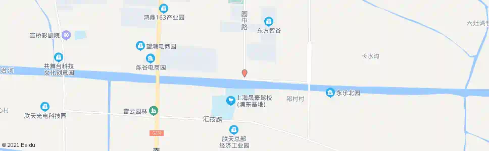 上海园中路大治河_公交站地图_上海公交_妙搜公交查询2025