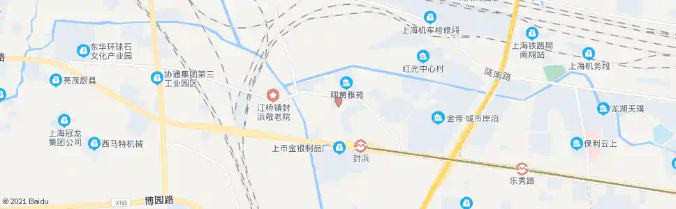 上海星华公路翔封路_公交站地图_上海公交_妙搜公交查询2025