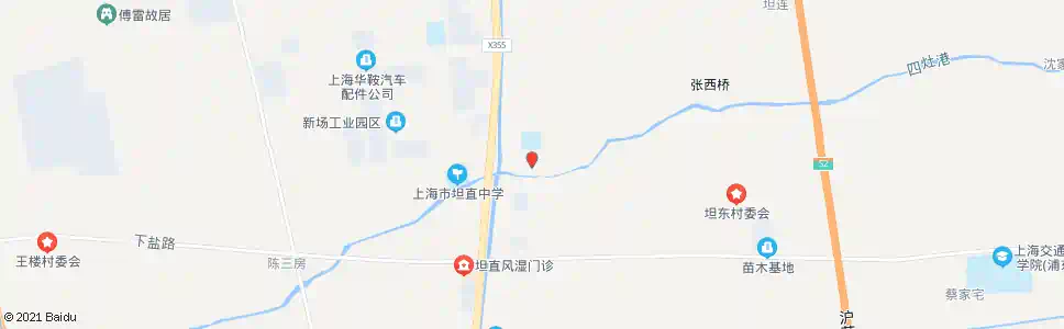 上海坦直社区(招呼站)_公交站地图_上海公交_妙搜公交查询2025
