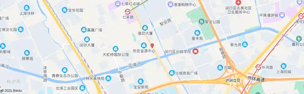 上海黎安路七莘路_公交站地图_上海公交_妙搜公交查询2025