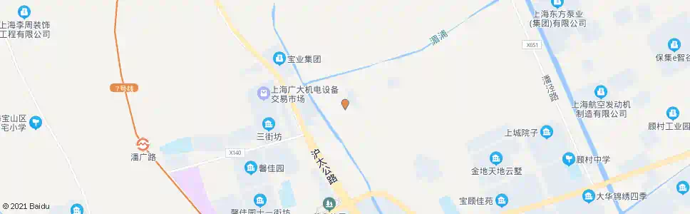 上海沪太公路潘广路(老安)_公交站地图_上海公交_妙搜公交查询2025