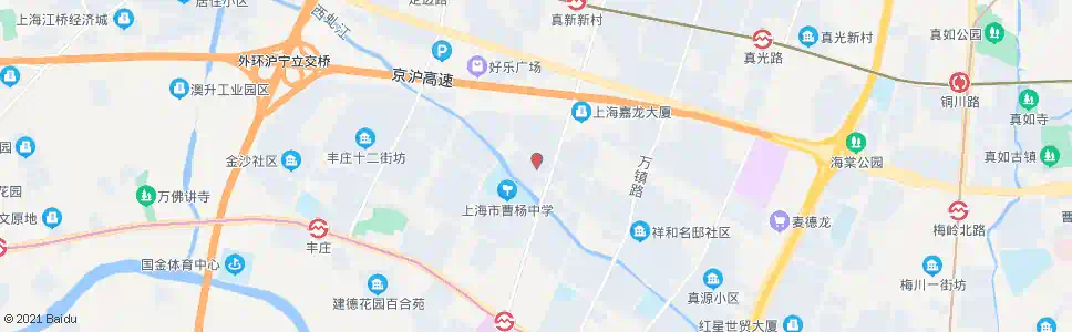 上海真南新村(延川路祁连山南路)_公交站地图_上海公交_妙搜公交查询2025