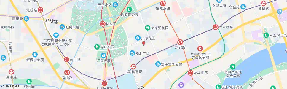 上海斜土路南丹东路_公交站地图_上海公交_妙搜公交查询2025