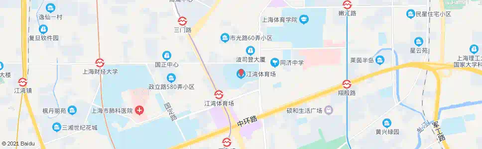 上海国和路政立路(江湾游泳池)_公交站地图_上海公交_妙搜公交查询2025