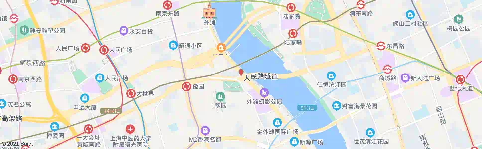 上海新开河(中山东二路新开河路)_公交站地图_上海公交_妙搜公交查询2025