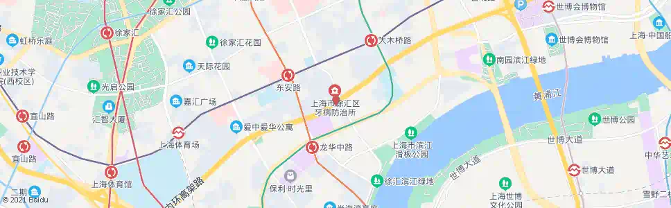 上海中山南二路船厂路_公交站地图_上海公交_妙搜公交查询2025