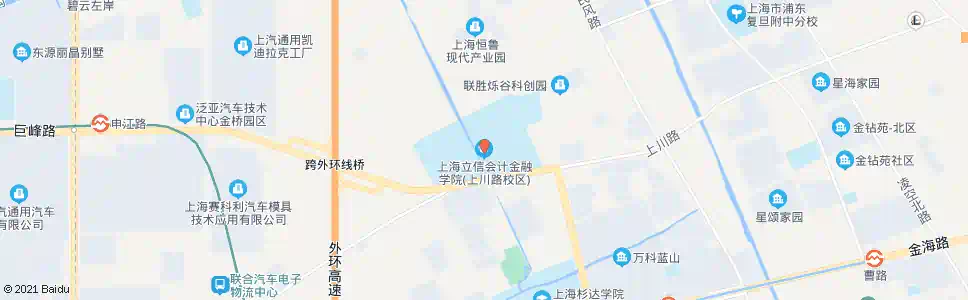 上海上川路民耀路(上海金融学院)_公交站地图_上海公交_妙搜公交查询2025