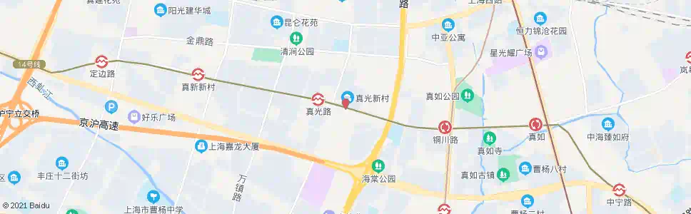 上海铜川路真光路_公交站地图_上海公交_妙搜公交查询2025