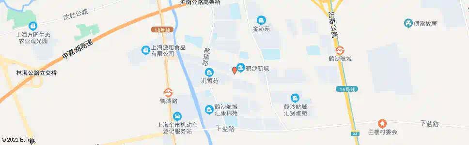 上海鹤韵路鹤雷路_公交站地图_上海公交_妙搜公交查询2025