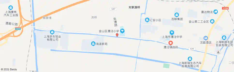上海朱漕路漕廊公路_公交站地图_上海公交_妙搜公交查询2025