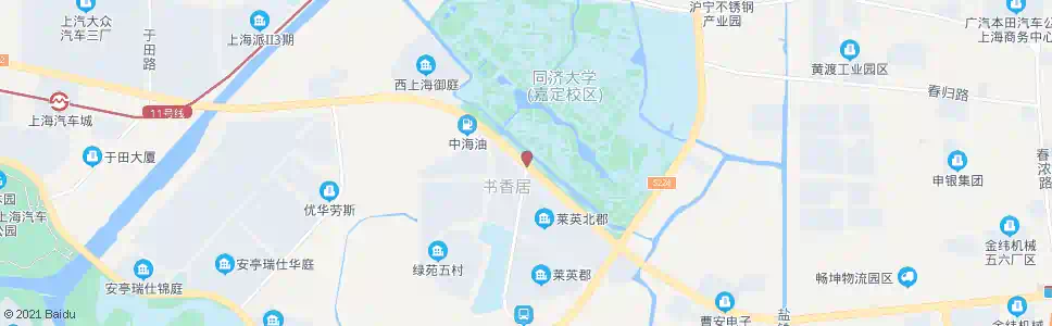 上海曹安公路绿苑路_公交站地图_上海公交_妙搜公交查询2025