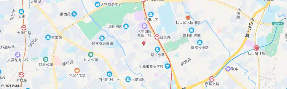 上海延长中路童家浜_公交站地图_上海公交_妙搜公交查询2025