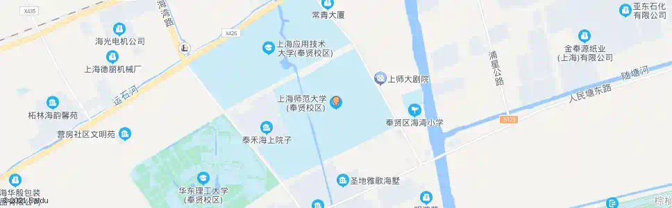 上海上海师大(招呼站)_公交站地图_上海公交_妙搜公交查询2025