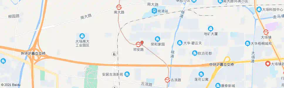 上海祁安路(招呼站)_公交站地图_上海公交_妙搜公交查询2025
