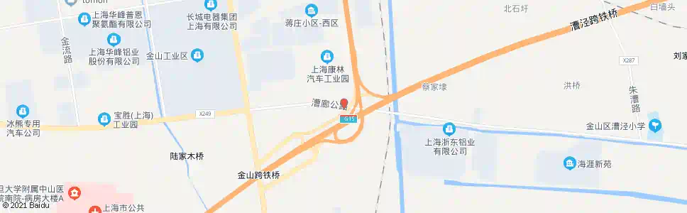 上海漕廊公路蒋庄_公交站地图_上海公交_妙搜公交查询2025