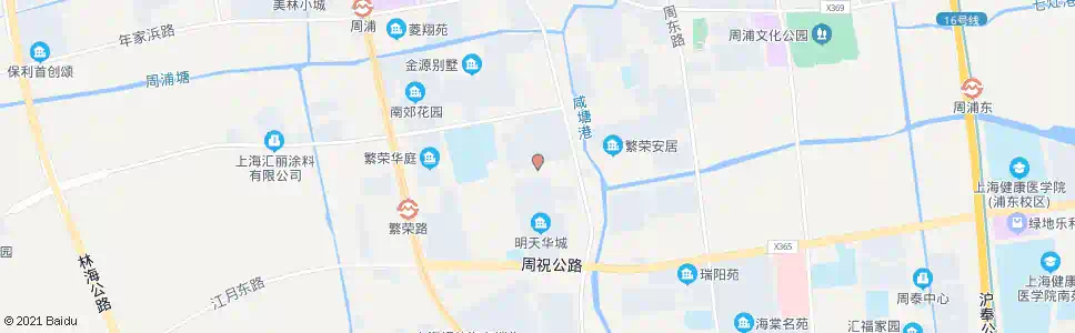上海康沈路繁荣路_公交站地图_上海公交_妙搜公交查询2025