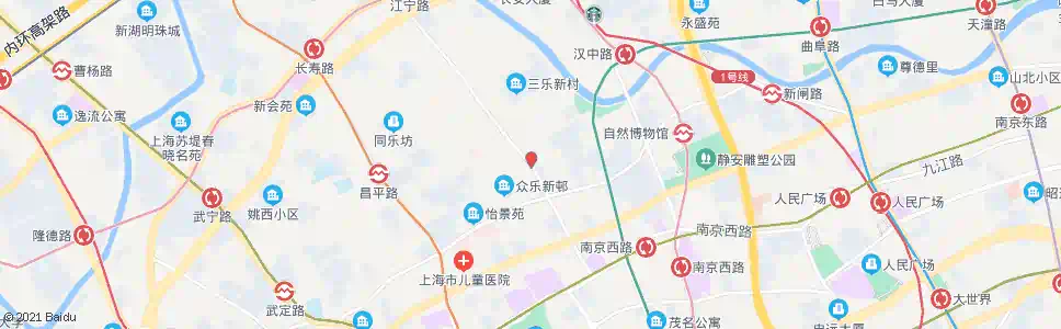 上海江宁路武定路_公交站地图_上海公交_妙搜公交查询2025