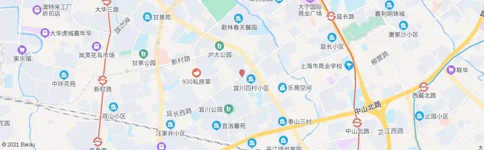 上海延长西路沪太路_公交站地图_上海公交_妙搜公交查询2025