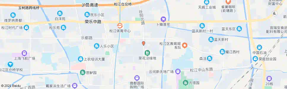上海乐都路谷阳北路_公交站地图_上海公交_妙搜公交查询2025