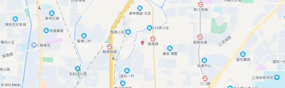 上海殷高路国权北路_公交站地图_上海公交_妙搜公交查询2025