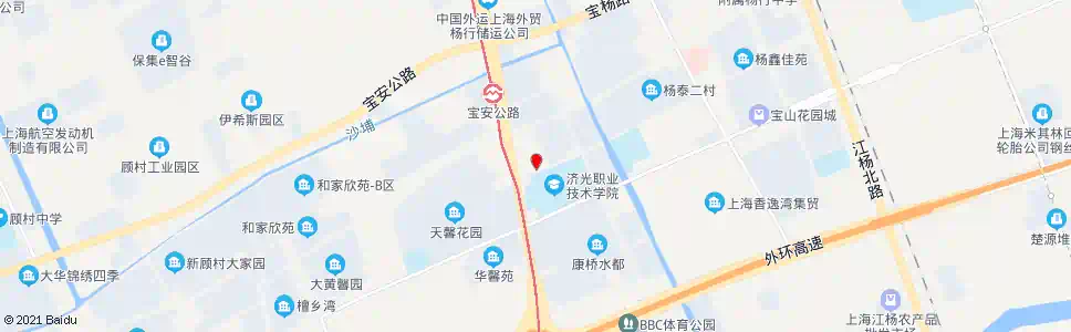 上海蕰川路杨鑫路_公交站地图_上海公交_妙搜公交查询2025