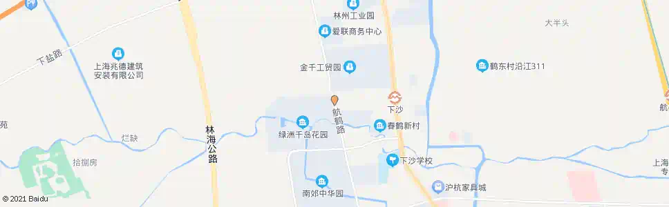 上海航鹤路鹤立西路(梅园小区)_公交站地图_上海公交_妙搜公交查询2025