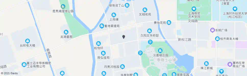 上海文涵路新松江路_公交站地图_上海公交_妙搜公交查询2025