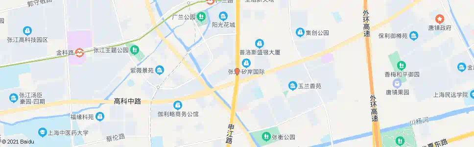 上海申江路益丰路_公交站地图_上海公交_妙搜公交查询2025