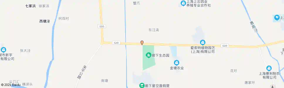 上海廊下新天地_公交站地图_上海公交_妙搜公交查询2025