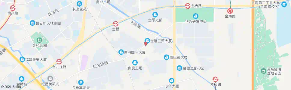 上海金皖路新金桥路_公交站地图_上海公交_妙搜公交查询2025