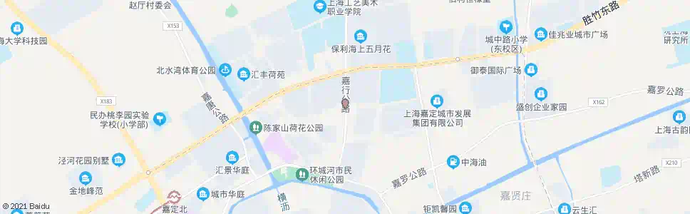 上海平城路嘉行公路_公交站地图_上海公交_妙搜公交查询2025