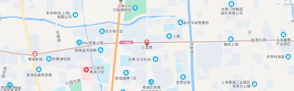 上海汇金路盈港东路_公交站地图_上海公交_妙搜公交查询2025