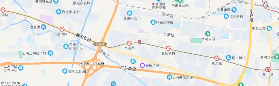 上海铜川路靖边路(招呼站)_公交站地图_上海公交_妙搜公交查询2025