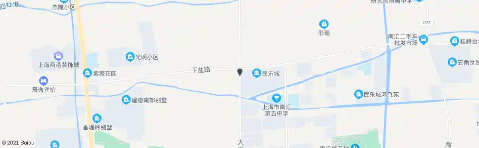 上海下盐公路大川公路_公交站地图_上海公交_妙搜公交查询2025