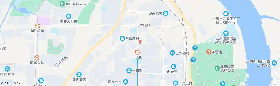上海开鲁路中原路_公交站地图_上海公交_妙搜公交查询2025